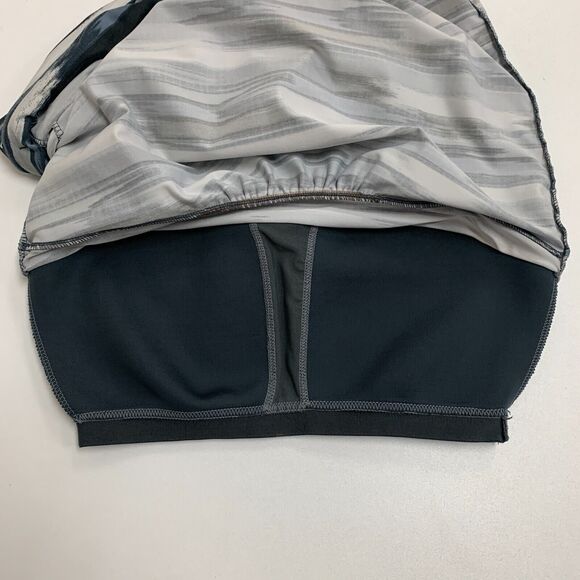Athleta Tinker Tank Top S Small Airbrush Striped Built in Bra Racerback Side Tie - Picture 9 of 13